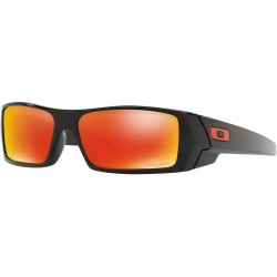 Oakley Gascan Sunglasses Polished Black with Prizm Ruby Iridium Lens + Sticker