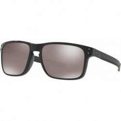 Oakley Holbrook Mix Sunglasses Polished Black with Prizm Black Polarized Lens + Sticker