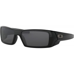 Oakley Gascan Sunglasses Polished Black with Grey Lens + Sticker