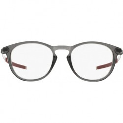 Oakley mens Pitchman Prescription Eyewear Frames, Grey Smoke/Demo Lens, 52mm US