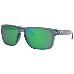 Holbrook XL Sunglasses Crystal Black with Prizm Jade Lens + Sticker