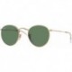 Ray-Ban RB3447 Round Metal Sunglasses + Vision Group Accessories Bundle