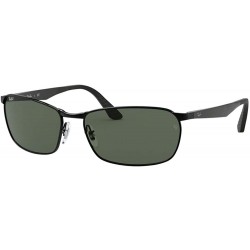Ray-Ban RB3534 002 59M Black/Green Sunglasses For Men