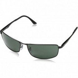 Ray-Ban Men's RB3498 Sunglasses,64mm,Black, Medium