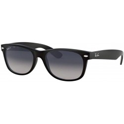 Ray Ban RB2132 Wayfarer 601S78 Matte Black/Polar Blue Gradient 55mm Sunglasses