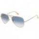 Ray Ban RB3025 001/3F Sunglasses Gold Metal / Blue Gradient Lenses 55mm