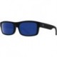 Gafas SPY Spy Discord 6700000000100 57MM Lite Matte Black / Happy Bronze Polarized with Blue Spectra Mirror Rectangle Sunglasses for Men + BUNDLE with Desig