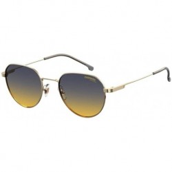 Carrera Dark Gray Ochre Round Sunglasses CA2015TS 02F7 48