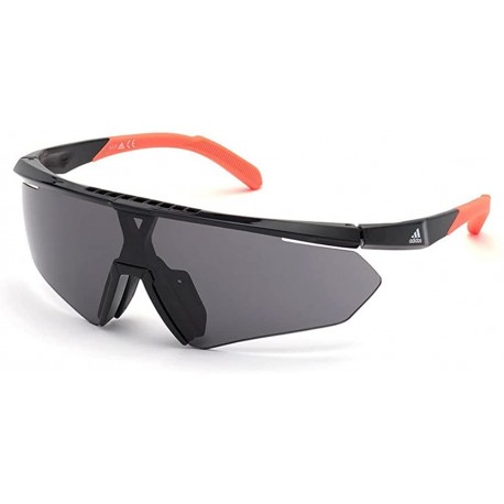 Sunglasses Adidas Sport SP 0027 01A Shiny Black/Smoke