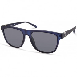 GUESS Men's Rounded Bottom Square Sunglasses