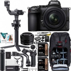 Nikon Z5 Mirrorless Full Frame Camera with 24-50mm F4-6.3 Lens Kit 1642 FX-Format 4K UHD Filmmaker's Kit with DJI RSC 2 Gimbal 3-Axis Handheld Stabili