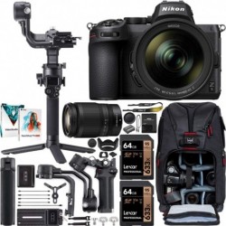 Nikon Z5 Mirrorless Full Frame Camera with 24-200mm F4-6.3 VR Lens Kit 1641 FX-Format 4K UHD Filmmaker's Kit w/DJI RSC 2 Gimbal 3-Axis Handheld Stabil