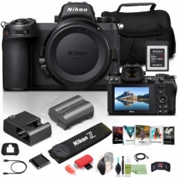 Nikon Z 6II Mirrorless Digital Camera 24.5MP (Body Only) (1659) USA Model + 64GB XQD Card + Corel Photo Software + Case + HDMI Cable + Card Reader + H