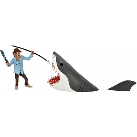 JAWS TOONY Terrors JAWS & Quint 6IN Action Figure