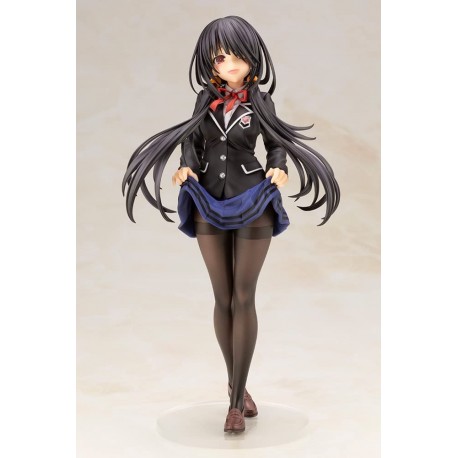 Kotobukiya Date A Live IV: Kurumi Tokisaki (School Uniform Version) PVC Statue, Multicolor