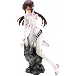 Kotobukiya Evangelion: 3.0+1.0 Thrice Upon a Time: Mari Makinami Illustrious (White Plugsuit Version) PVC Statue,Multicolor,PP981