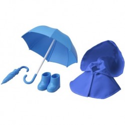 Queue Posh extra 0 rainy day set ( blue ) non-scale ABS u0026 TPE u0026 nylon -painted figures for accessories