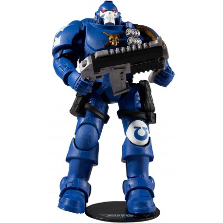 McFarlane Toys Warhammer 40,000 Ultramarines Reiver with Bolt Carbine & Base 7" Action Figure