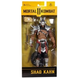 McFarlane Toys Mortal Kombat Shao Kahn (Platinum Kahn) 7" Action Figure with Accessories