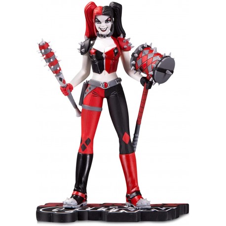 DC Direct Harley Quinn RED White & Black - Harley Quinn by Amanda Conner (Resin)