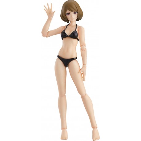 Max Factory Female Swimsuit Body (Chiaki) Figma Action Figure, Multicolor
