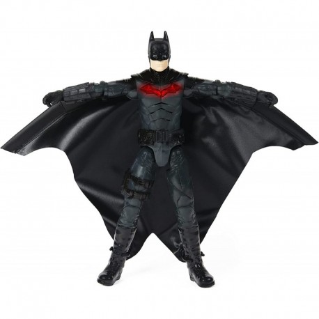 DC Comics, Batman 12-inch Wingsuit Action Figure with Lights and Phrases, Expanding Wings, The Batman Movie Collectible Kids Toys for Boys and Girls A