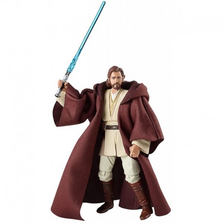 Star Wars The Vintage Collection OBI-Wan Kenobi Toy VC31, 3.75-Inch-Scale Attack of The Clones Action Figure, Toys Kids 4 and Up, (F4492)