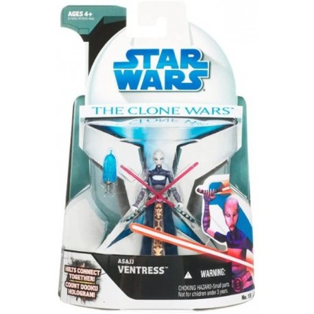Star Wars Clone Wars Action Figure No. 15 Asajj Ventress