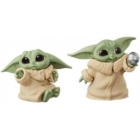 Star Wars The Bounty Collection The Child Collectible Toys 2.2-Inch The Mandalorian "Baby Yoda" Don't Leave, Ball Toy Figure 2-Pack