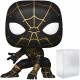 Marvel: Spider-Man: No Way Home - Spiderman in Black and Gold Suit Funko Pop! Vinyl Figure (Bundled with Compatible Pop Box Protector Case)