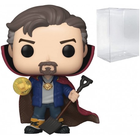 Marvel: Spider-Man: No Way Home - Doctor Strange Funko Pop! Vinyl Figure (Bundled with Compatible Pop Box Protector Case)