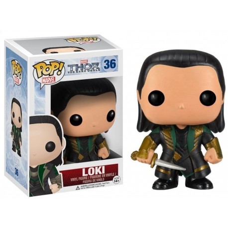 Funko POP Marvel Bobble Thor Movie 2 Loki Action Figure