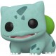 Funko Pop! Games: Pokemon - Flocked Bulbasaur, Spring Convention Exclusive, Multicolor, Model:45920