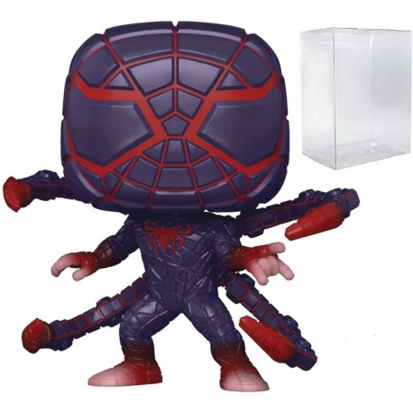 Marvel: Spider-Man Video Game - Miles Morales Programmable Matter Suit Funko Pop! Vinyl Figure (Bundled with Compatible Pop Box Protector Case)
