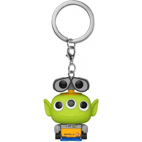 Funko Pop! Keychain: Pixar Alien Remix - Wall-E, Multicolour, 2 inches