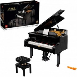 LEGO Ideas Grand Piano 21323 Model Building Kit, Build Your Own Playable Grand Piano, an Exciting DIY Project for The Pianist, Musician, Music-Lover o