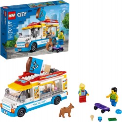 LEGO City Ice-Cream Truck 60253, Cool Building Set for Kids (200 Pieces)