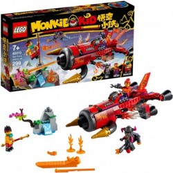 LEGO Monkie Kid Red Son's Inferno Jet 80019 Building Kit (299 Pieces)