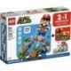Lego 66677 Super Mario 2 in 1 Super Pack Building Kit (Contains Lego 71360 Adventures with Mario and Lego 71393 Bee Mario) Collectible Toy for Creativ
