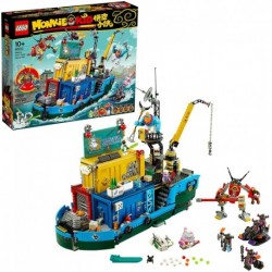LEGO Monkie Kid: Monkie Kid’s Team Secret HQ 80013 Building Kit (1,959 Pieces)