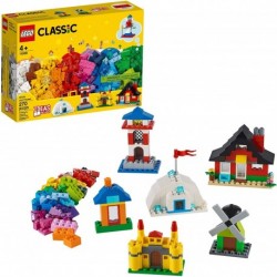 LEGO Classic Bricks and Houses 11008 Kids' Building Toy Starter Set with Fun Builds to Stimulate Young Minds (270 Pieces)