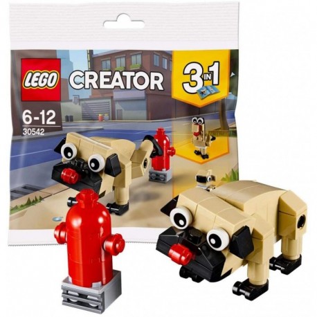 LEGO Creator 3 in 1 Pug, Turkey, and Koala Bear (30542) Bagged