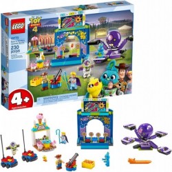 LEGO Disney Pixar's Toy Story 4 Buzz Lightyear & Woody's Carnival Mania 10770 Building Kit, Carnival Playset with Shooting Game & Toy Story Characters