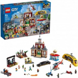 LEGO City Main Square 60271 Set, Cool Building Toy for Kids, New 2021 (1,517 Pieces)