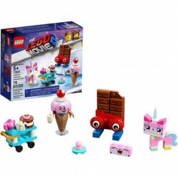 LEGO The Movie 2 Unikitty's Sweetest Friends Ever! 70822 Pretend Play Food and Friends Building Kit for Girls and Boys, Unikitty Set (76 Pieces) (Disc