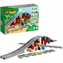 LEGO DUPLO Train Bridge and Tracks 10872 Building Blocks (26 Pieces)