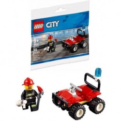 Lego 30361 Fire Brigade Buggy Building Blocks, Multi-Colour