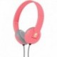 Skullcandy Uproar On-ear Headphones with Built-In Mic and Remote, Ill Famed Coral