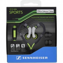 Sennheiser OCX 686i Sports in-Ear Headphones - Green/Grey