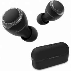 Panasonic True Wireless Earbuds | Bluetooth Earbuds|IPX4 Water Resistant | Small, Lightweight | Long Battery Life, Alexa Compatible | RZ-S300W (Black)